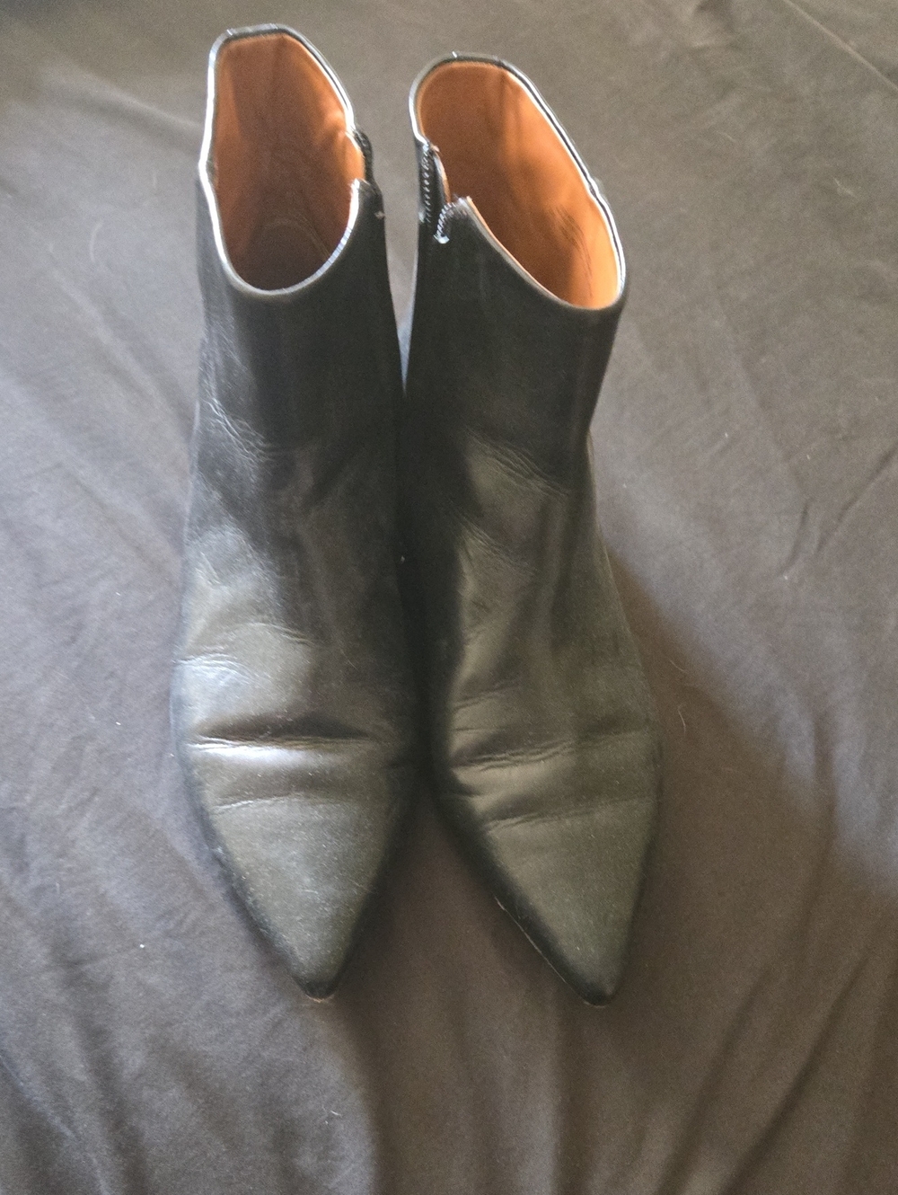 Tory Burch Women's Black Pointed Toe Ankle Boots